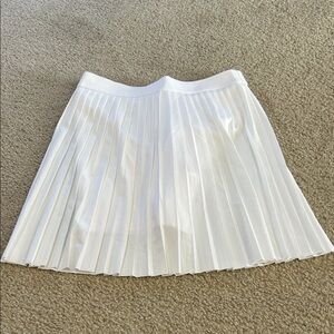 Lou & Grey White Pleated Skirt Active skirt.  Size XS. NWT